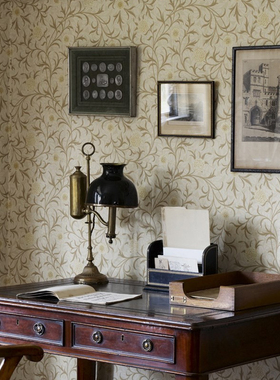 Morris & Co. SCROLL 英国进口墙纸 英式卷叶花轻奢田园卧室壁纸