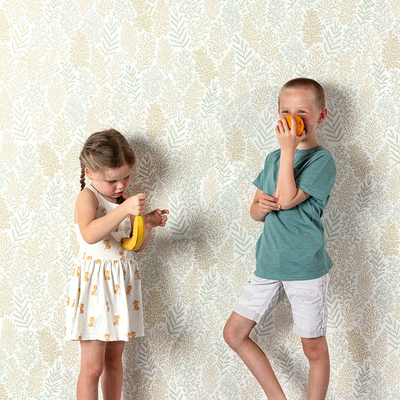 比利时Khroma原装进口墙纸BE happy 现代简约树叶Leafy卧室壁纸