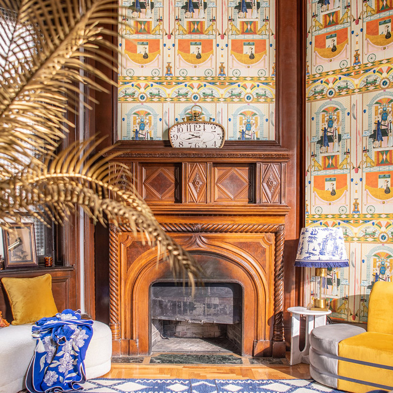 FANCY TRIP 罗马尼亚原装进口墙纸 派对之夜 彩色个性背景墙壁纸