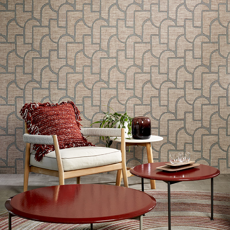比利时ARTE原装进口壁纸ESPARTO IBÉRICO现代法式轻奢编织纹几何-封面
