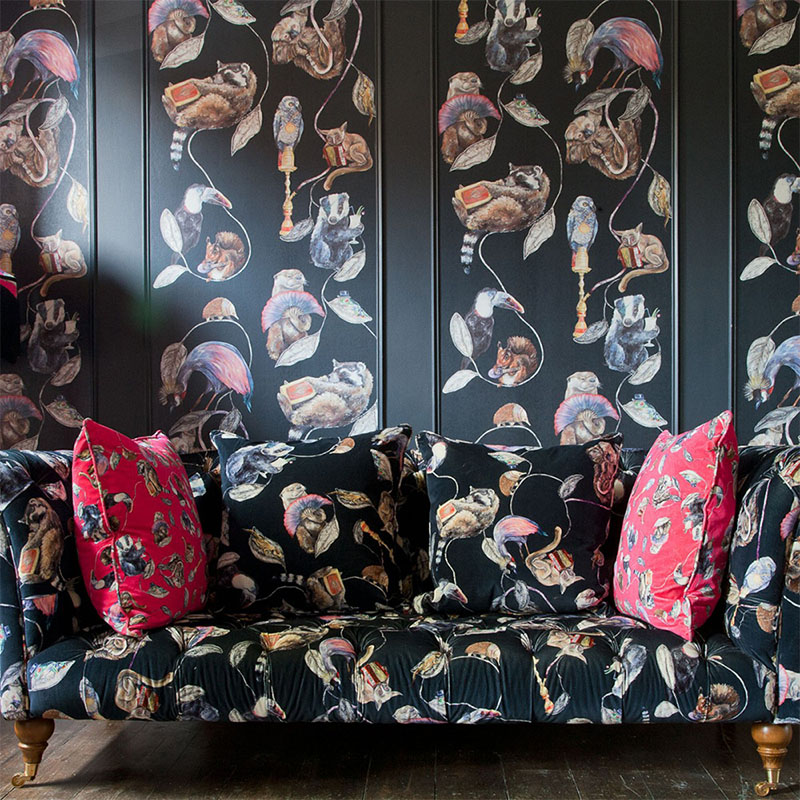 HACKNEY EMPIRE Wallpaper 英国设计师品牌壁画 复古个性动物墙纸