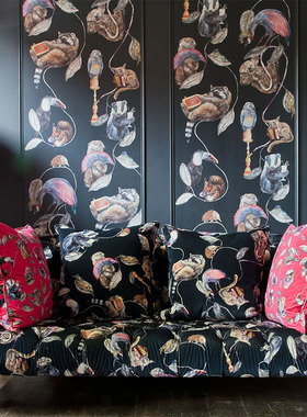 HACKNEY EMPIRE Wallpaper 英国设计师品牌壁画 复古个性动物墙纸