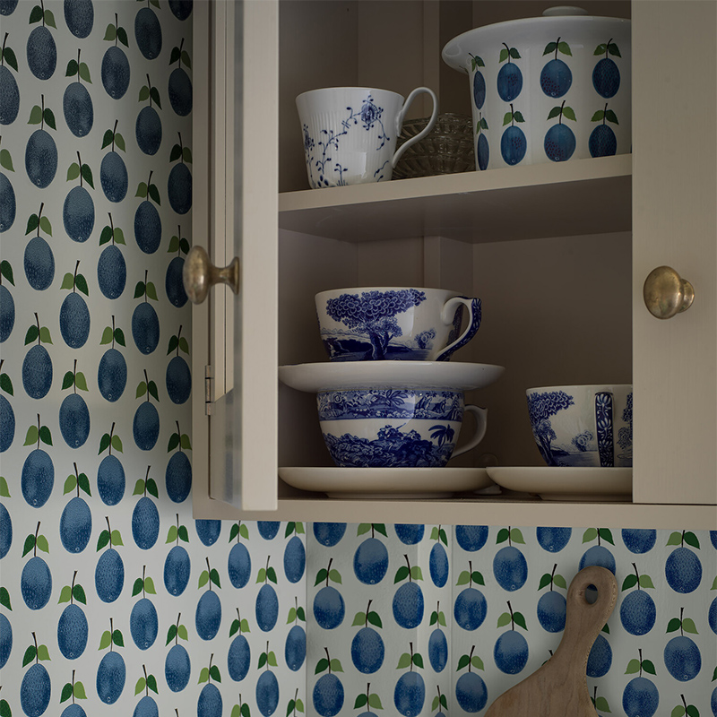 瑞典原装进口墙纸柠檬背景墙