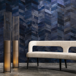 比利时Arte 进口墙纸皮毛质感墙布Les Cuirs鱼骨箭形人字纹壁纸