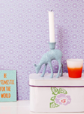 荷兰艾芬格正品进口墙纸现代简约蕾丝花383570 383571 383572壁纸