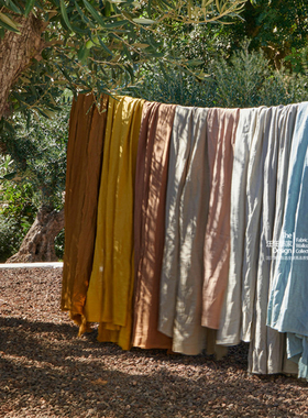 ALHAMBRA NICOS西班牙原装进口高端布料 亚麻质地窗帘面料靠枕料