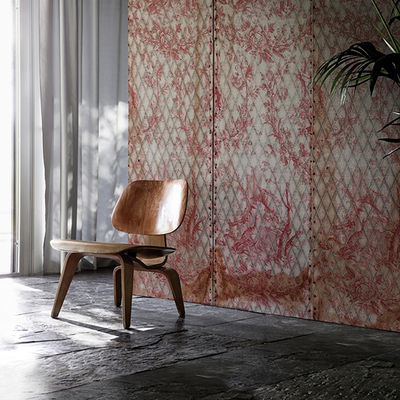 3d美式护墙板风格背景壁画软包