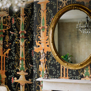 MIND THE GAP 原装进口正品墙纸 复古作旧 花草植物壁纸背景墙画