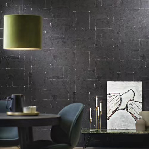 现代轻奢几何简约墙纸