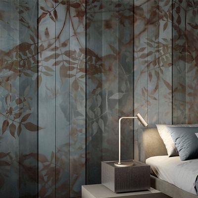 Amelié美式轻奢落叶高端壁画