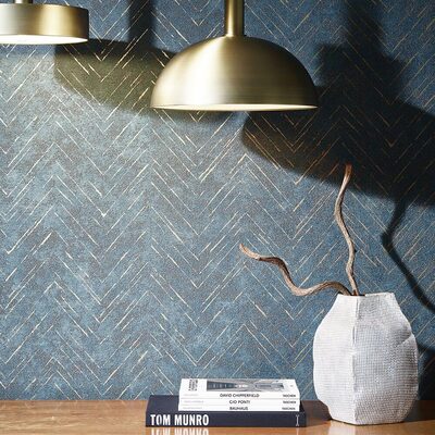 德国玛堡墙纸几何线条北欧客厅