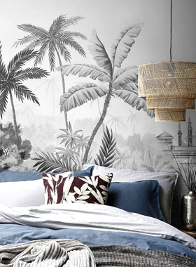 帕拉丛林 Pala Jungle 热带雨林植物 高端定制个性壁画 背景墙纸