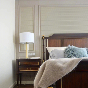 美国原装进口SBK Houston 休斯敦 现代简约轻奢几何麻花交错壁纸