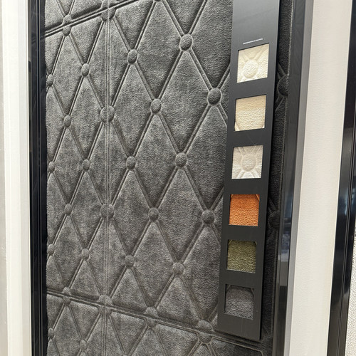 3D软包绒面墙纸 菱形轻奢隔音降噪客厅卧室背景壁纸 雪尼尔面墙布