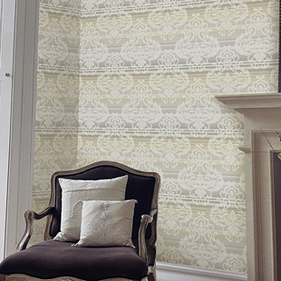 美国原装进口SBK Houston 休斯敦 美式复古大马士革客厅卧室壁纸