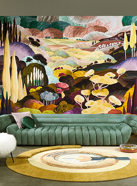 比利时进口ARTE墙纸壁纸真丝手绘丝绸墙布壁布壁画 97520 97521