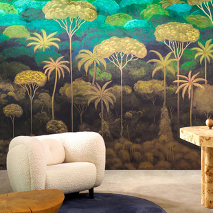 Tropical 壁画墙纸Ciel 热带丛林背景墙布 进口正品 比利时ARTE原装