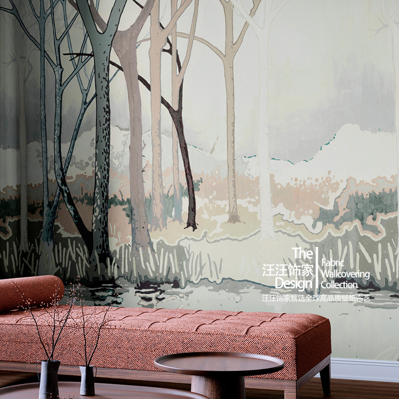 法国原装进口定制壁画背景墙