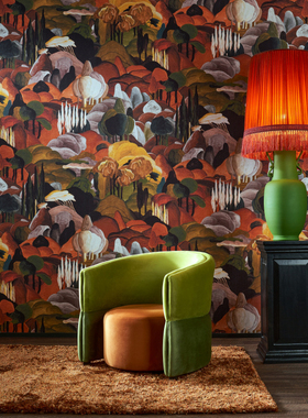 比利时进口arte壁纸墙布97500 97501 97502 托斯卡纳手绘魔幻森林