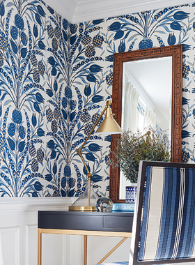 美国Thibaut进口壁纸T72600 72601 72602 72603 72604 美式墙纸