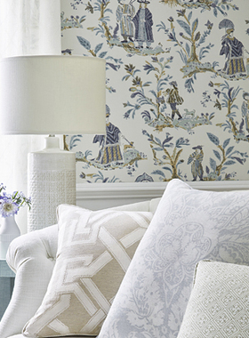 美国Thibaut进口T72573 72574 72575 72576 72577美式壁纸墙纸