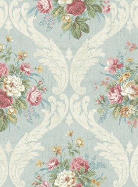 美国WQ进口纯纸墙纸花篮壁纸 FL90401 FL90402 FL90404 FL90409