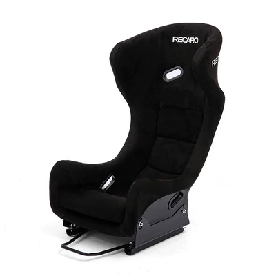 RECARO桶椅F1赛车座椅黑色麂皮绒面料带滑轨和L侧板包裹性功夫龙