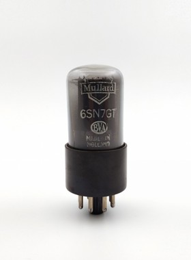 50年代荷兰飞利浦产 6SN7GT电子管大盾代CV181/5692/VT231/6N8P