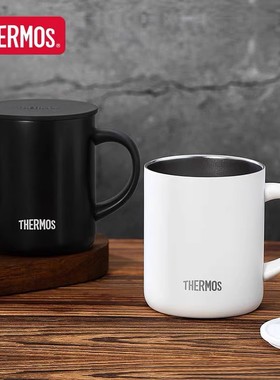 膳魔师不锈钢马克保温杯简约带盖牛奶咖啡杯水杯TCDG-450ml保温杯