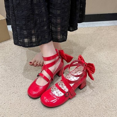 粗跟软妹小皮鞋lo正品学生