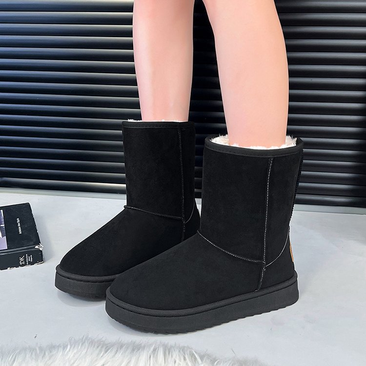 冬季加绒加厚保暖休闲棉鞋