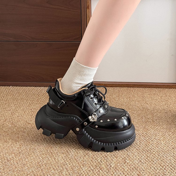 2025秋季新款甜酷小皮鞋潮流