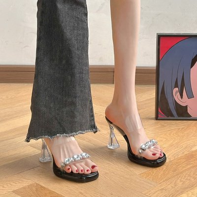 高跟凉鞋女夏季2024新款外