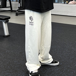 darcsport狼头秋冬男女健身卫裤 清仓价 宽松阔腿运动长裤 断码