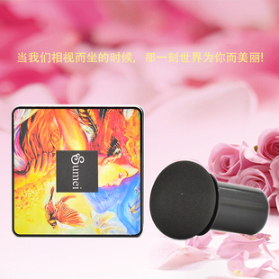 苏美水光弹润遮瑕美颜霜蘑菇头气垫粉底BB弹力锁妆清爽透气正品