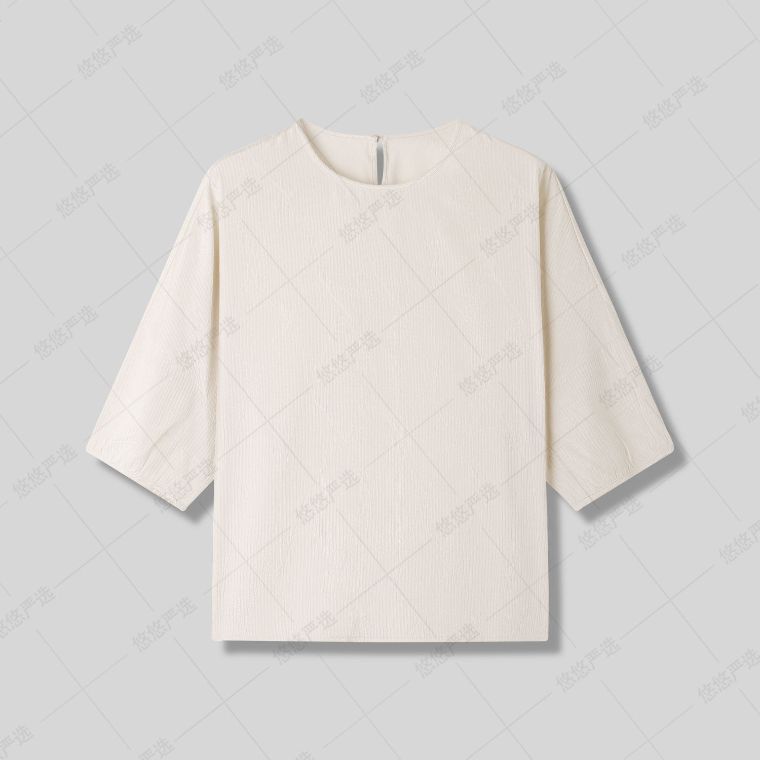 【高端线】夏季新款凹凸肌理感真丝小衫 A20