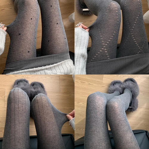 微透感才是zui美的！miu里miu气灰色系裤袜合集来咯~秋冬外穿显瘦