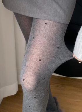 超火的微透波点裤袜！灰色系氛围感裤袜miu里miu气洋气又气质！