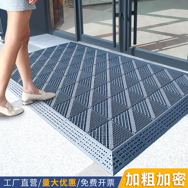 室外门口防滑地垫商用门垫酒店大门脚垫入户门进门地毯户外防滑垫