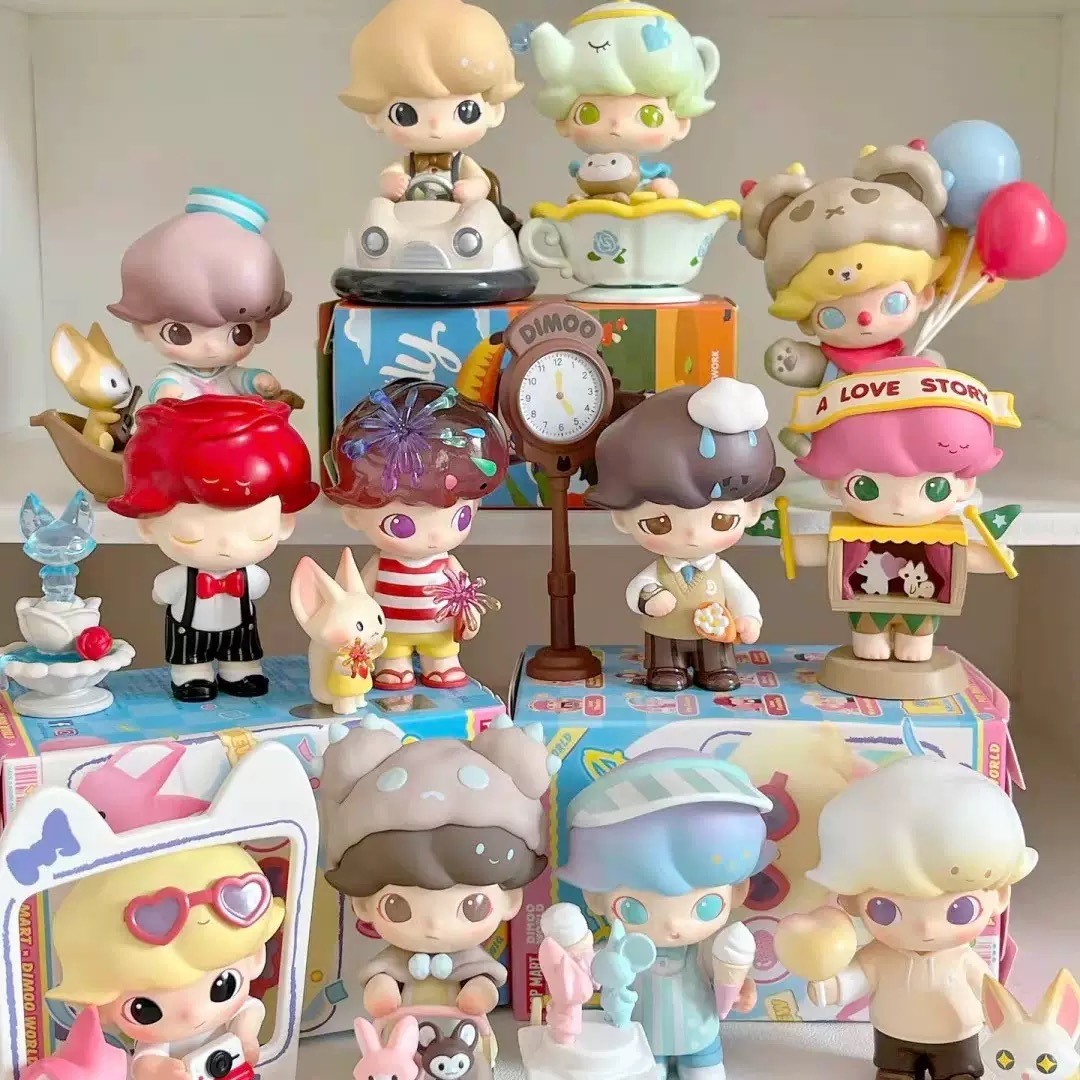 泡泡玛特DIMOO约会日系列 手办盲盒潮流玩具公仔摆件POPMART礼物