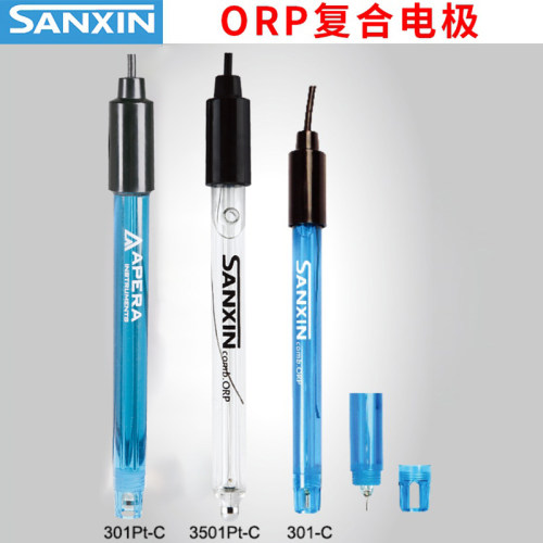 上海三信301Pt-C/3501Pt-C/301-C 玻璃 塑壳ORP复合电极实验室