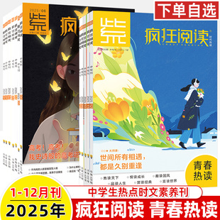 疯狂阅读时代青春热读高考2025第12期刊打包2024全年3456789中学版 一二三四五六七八九月杂志订阅读作文素材校园文学初中高考天星