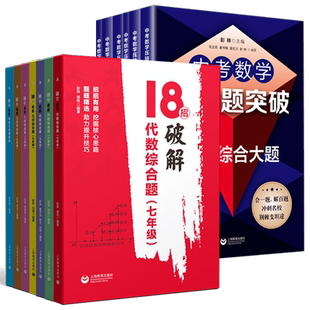 18招破解初中数学中考压轴题突破几何辅助线代数综合大题选择填空小题方程函数七八九年级解题方法与技巧思维训练初升高培优拔尖重