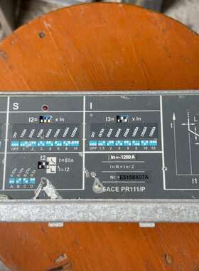 适用框架断路器电子脱扣器SACE PR111/P。正面有划议价