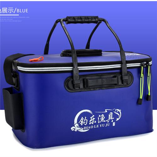 活鱼桶钓鱼桶鱼箱鱼护桶eva折叠钓箱加厚水桶 装鱼桶渔具用品包邮