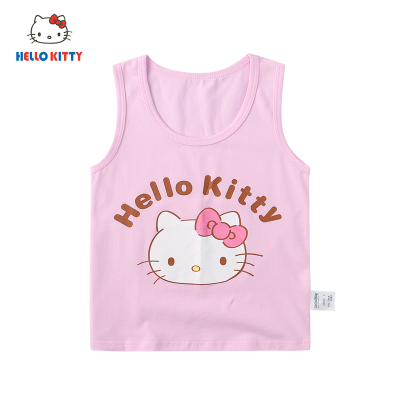 HelloKitty棉质夏季无袖T恤