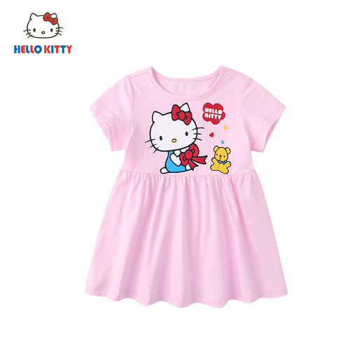 可爱薄款圆领百褶裙HelloKitty