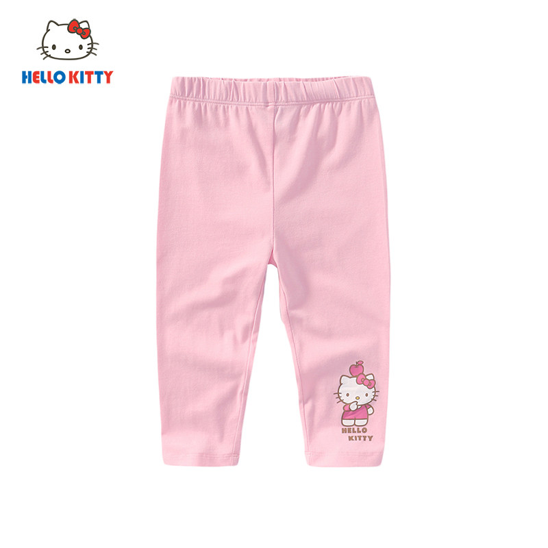 HelloKitty女童夏季女童棉质七分裤百搭薄款打底裤,童装/婴儿装/亲子装,裤子,淘宝优惠券,粉丝福利购,淘宝优惠卷