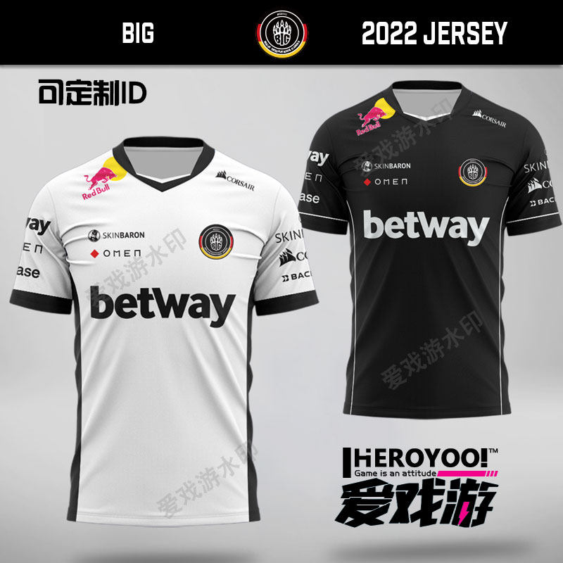 可定制短袖csgot德国队服