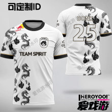 major电竞服Spirit可定制CSGO TUNDRA绿龙donk队服dota2短袖